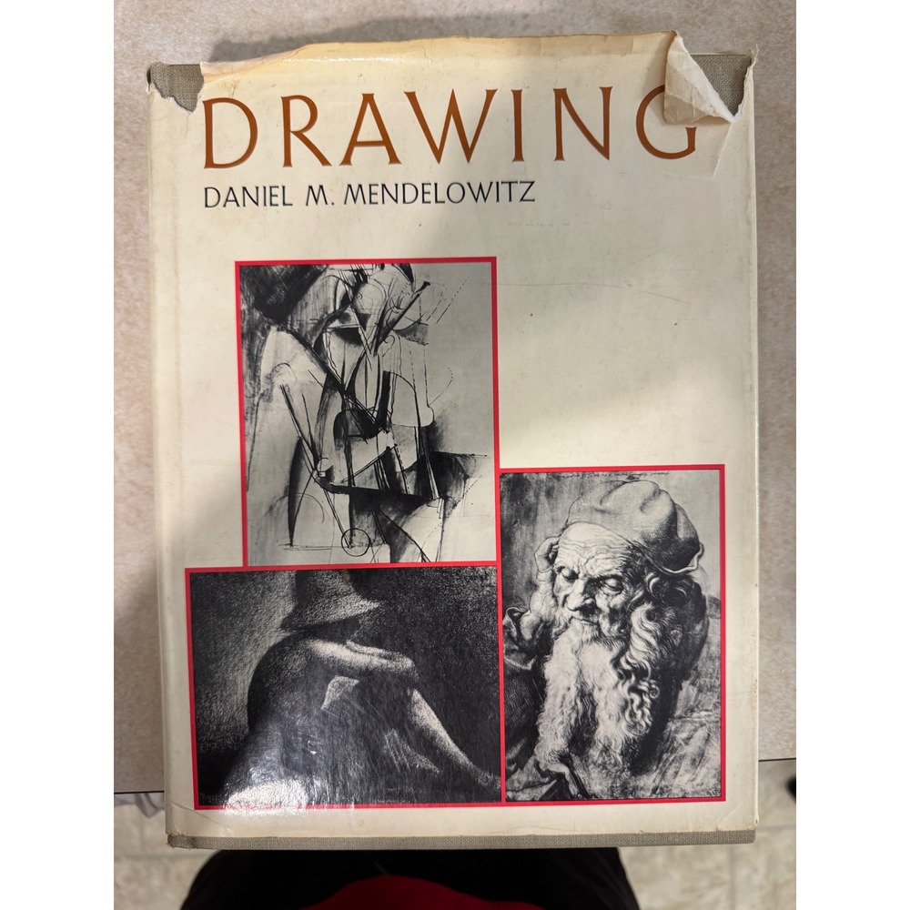 Drawing Daniel M Mendelowitz 1967‎ Hardcover Art History Technique Textbook